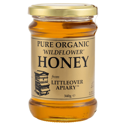 Littleover Apiary Pure Organic 'Wildflower' Honey 340g - UK Food & Drink - 5060118170021