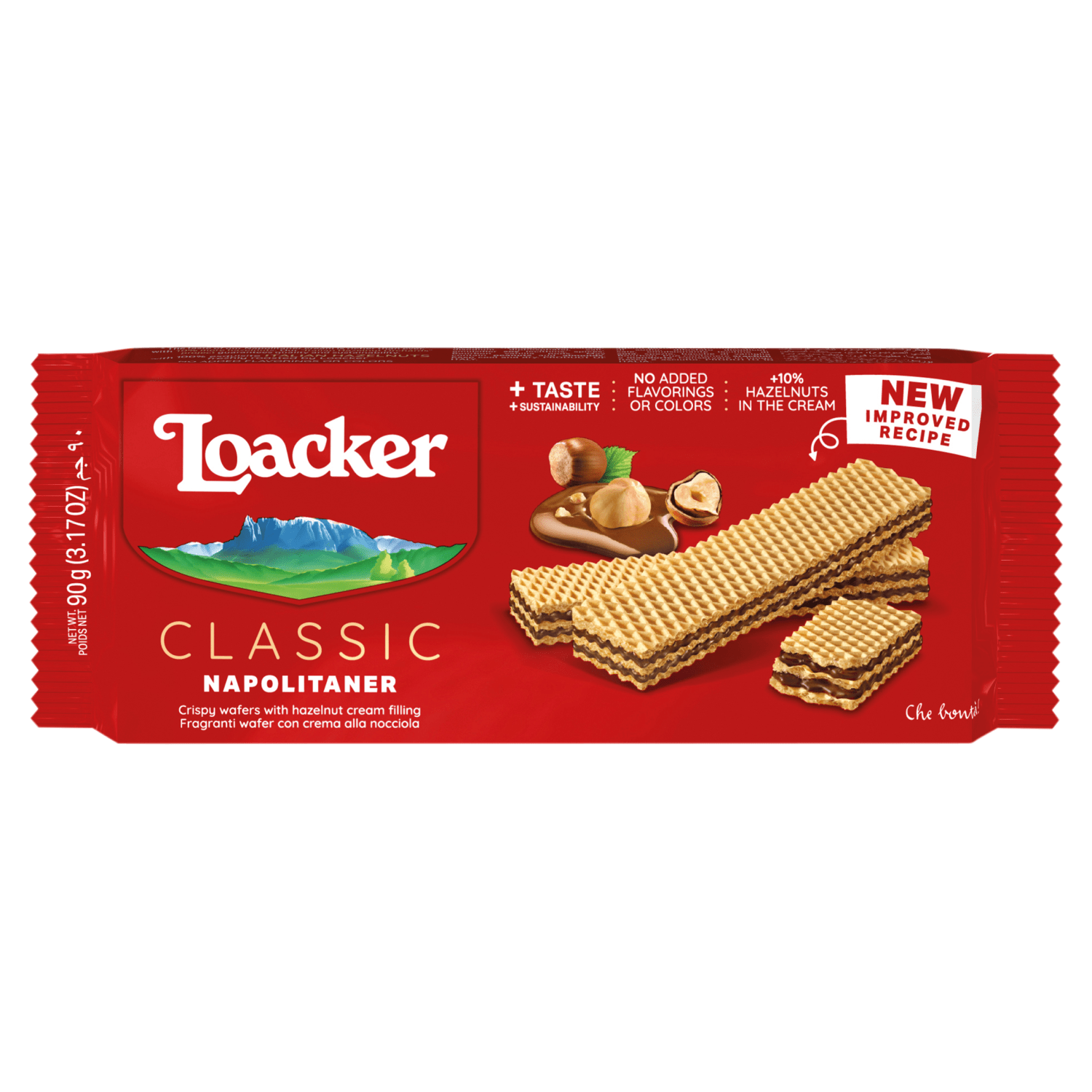Loacker Classic Napolitaner 90g - UK Food & Drink - 8000380153442