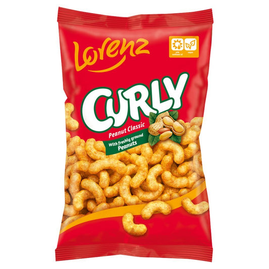 Lorenz Snack - World Curly Peanut Classic 120g - UK Food & Drink - 4018077737534