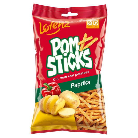 Lorenz Snack - World Pomsticks Paprika 85g - UK Food & Drink - 4018077821172