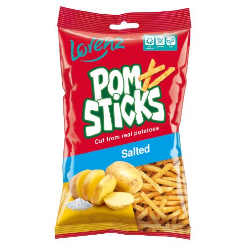 Lorenz Snack - World Pomsticks Salted 85g - UK Food & Drink - 4018077821479