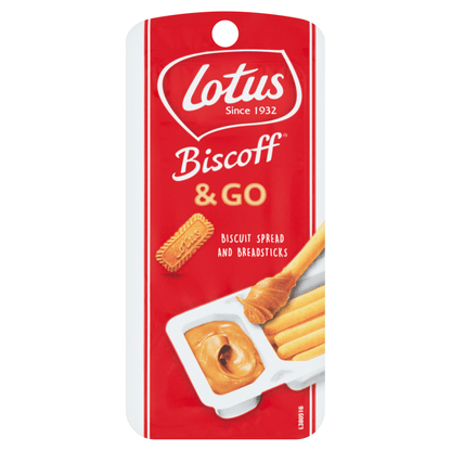 Lotus Biscoff & Go! Biscoff Spread and Breadsticks 8 x 45g - UK Food & Drink - 54010628