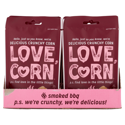 Love Corn BBQ Delicious Crunchy Corn 45g - UK Food & Drink - 5060490400051