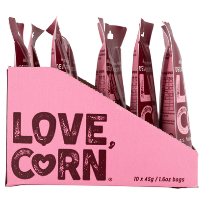 Love Corn BBQ Delicious Crunchy Corn 45g - UK Food & Drink - 5060490400051