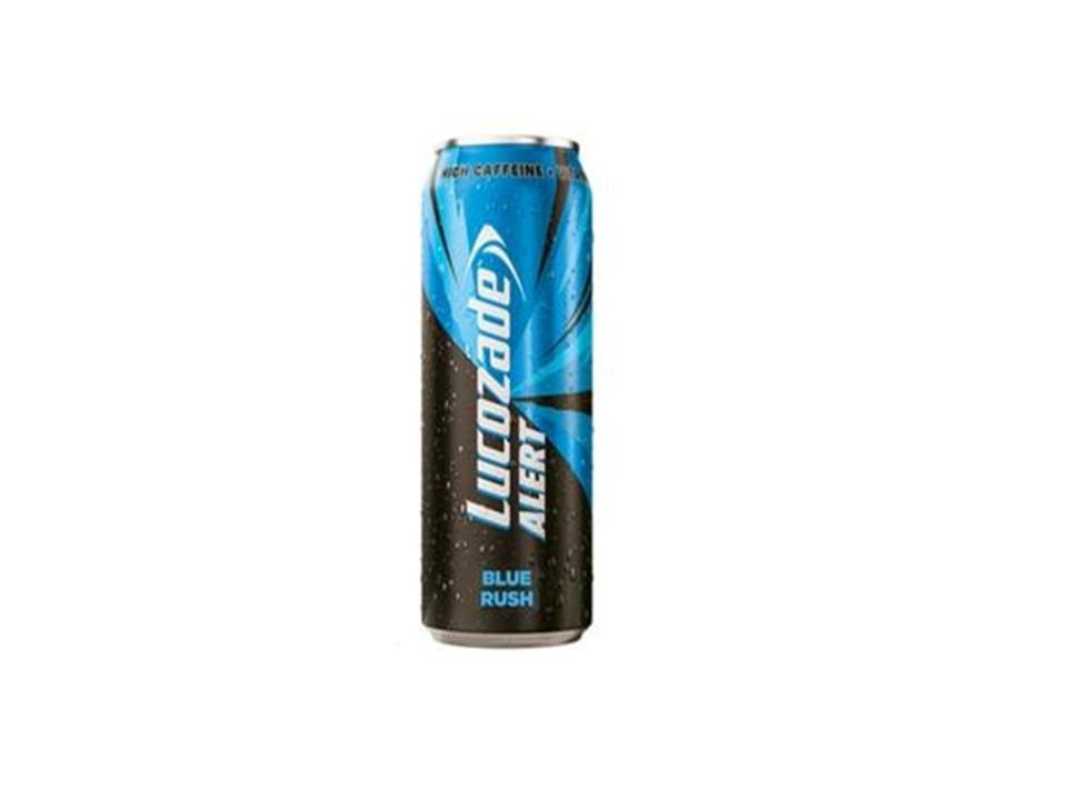 Lucozade Alert Energy Drink Blue Rush 500ml - UK Food & Drink - 5054267013292