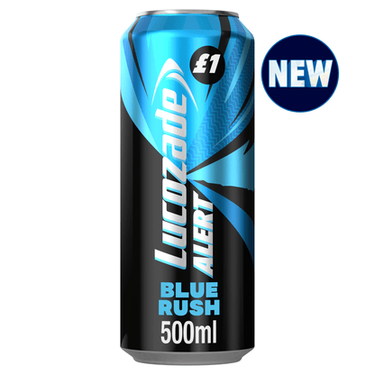 Lucozade Alert Energy Drink Blue Rush 500ml PMP £1 - UK Food & Drink - 5054267013308
