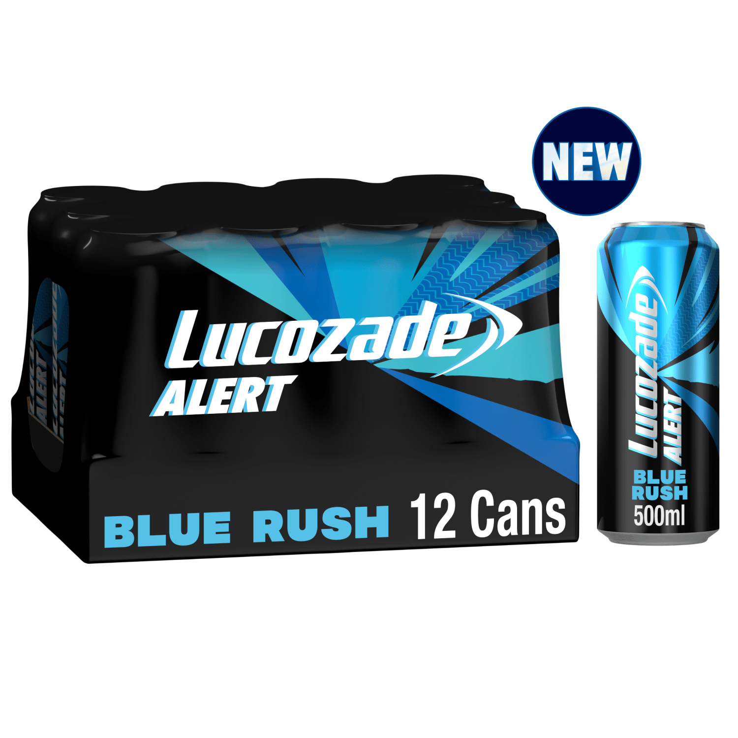 Lucozade Alert Energy Drink Blue Rush 500ml PMP £1 - UK Food & Drink - 5054267013308