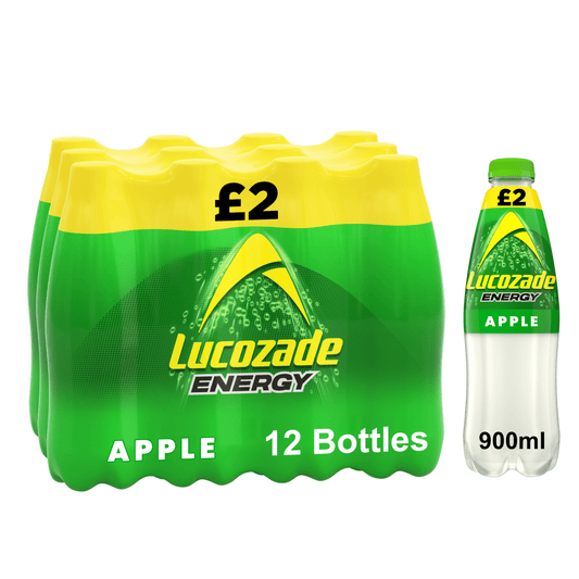 Lucozade Energy Drink Apple Blast 900ml PMP £2 - UK Food & Drink - 5054267013094