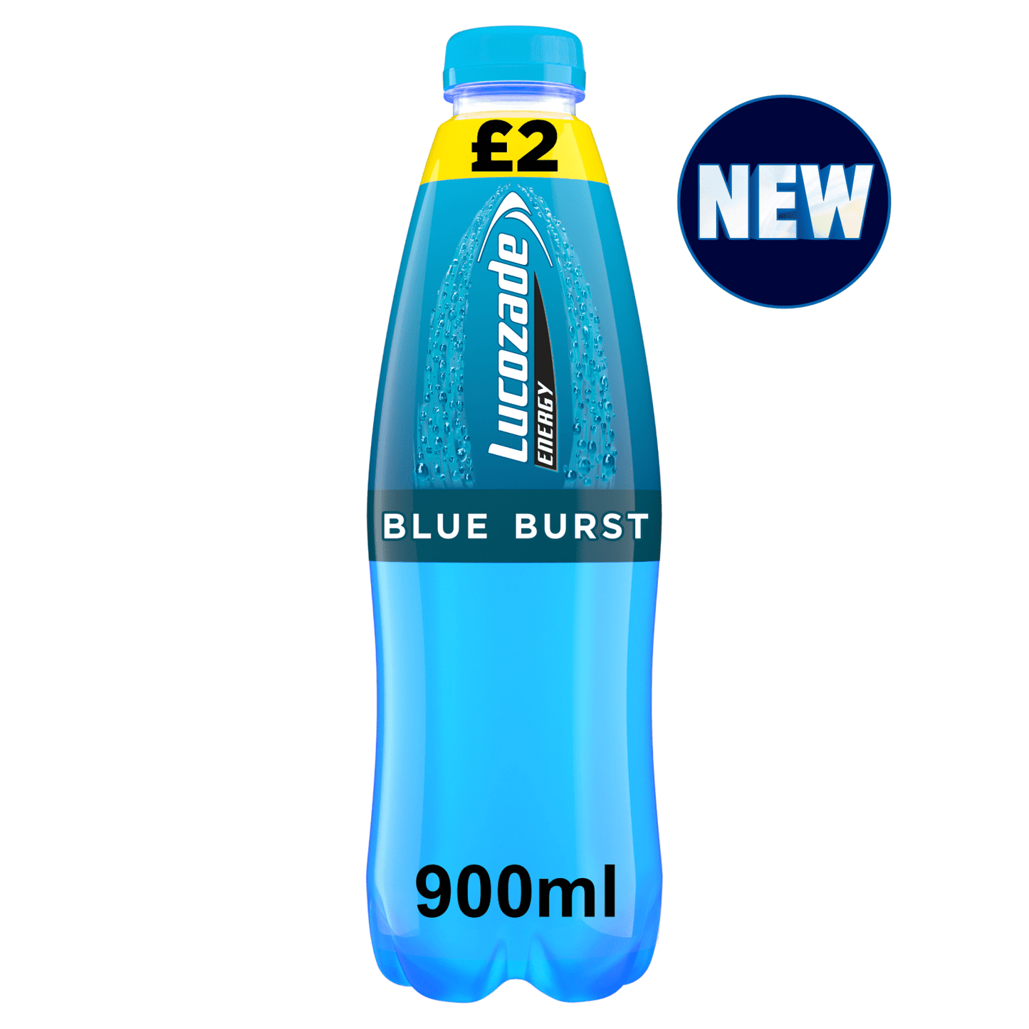 Lucozade Energy Drink Blue Burst 900ml PMP £2 - UK Food & Drink - 5054267014473
