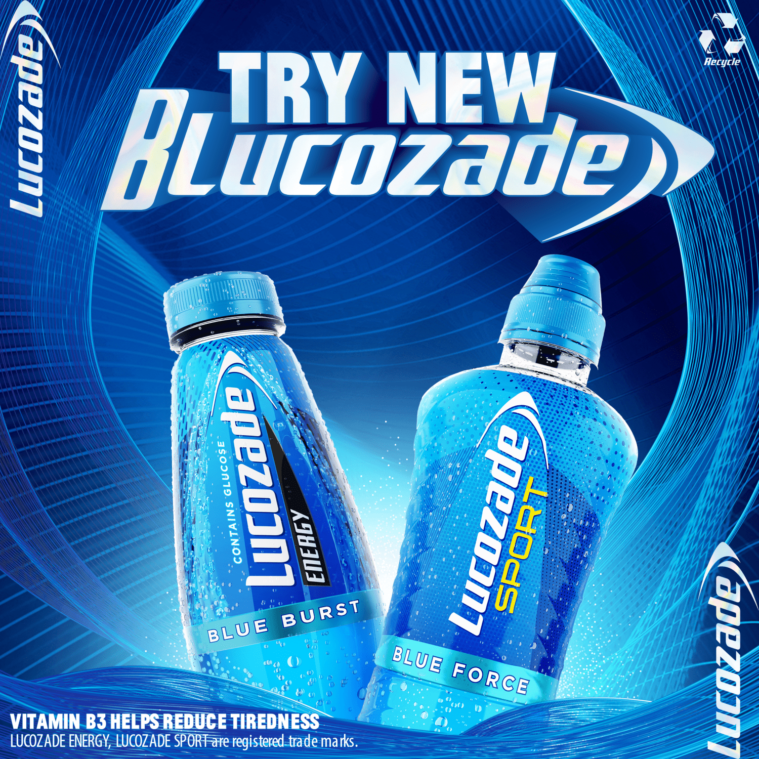 Lucozade Energy Drink Blue Burst 900ml PMP £2 - UK Food & Drink - 5054267014473