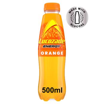 Lucozade Energy Drink Orange 500ml - UK Food & Drink - 5054267000216