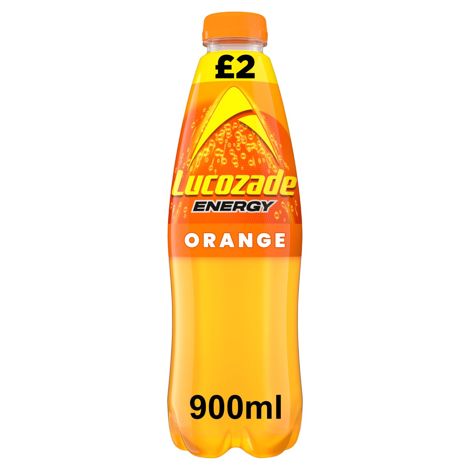 Lucozade Energy Drink Orange 900ml PMP £2 - UK Food & Drink - 5054267013070