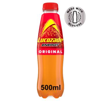 Lucozade Energy Drink Original 500ml - UK Food & Drink - 5054267000612