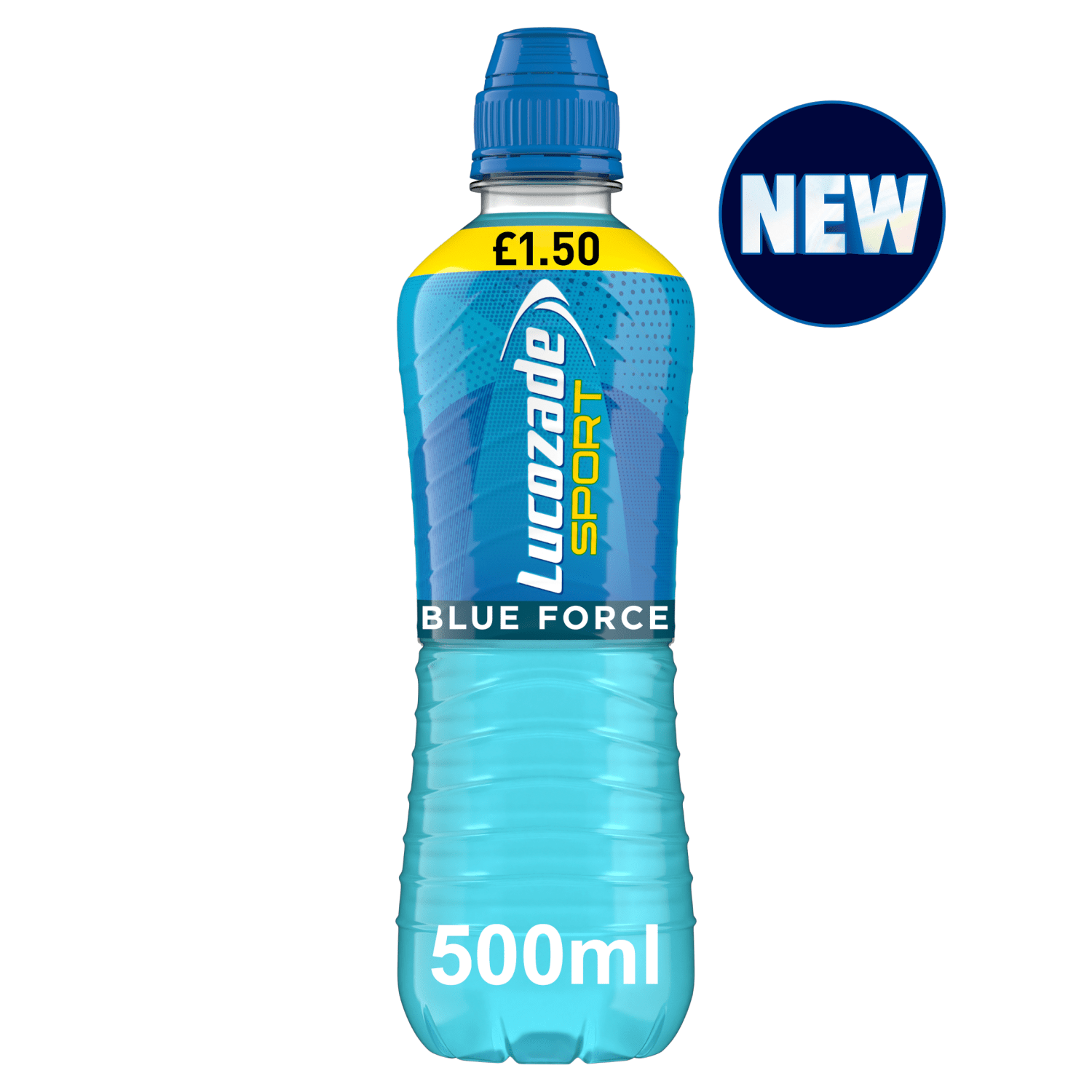 Lucozade Sport Drink Blue Force 500mlPMP £1.50 - UK Food & Drink - 5054267014398