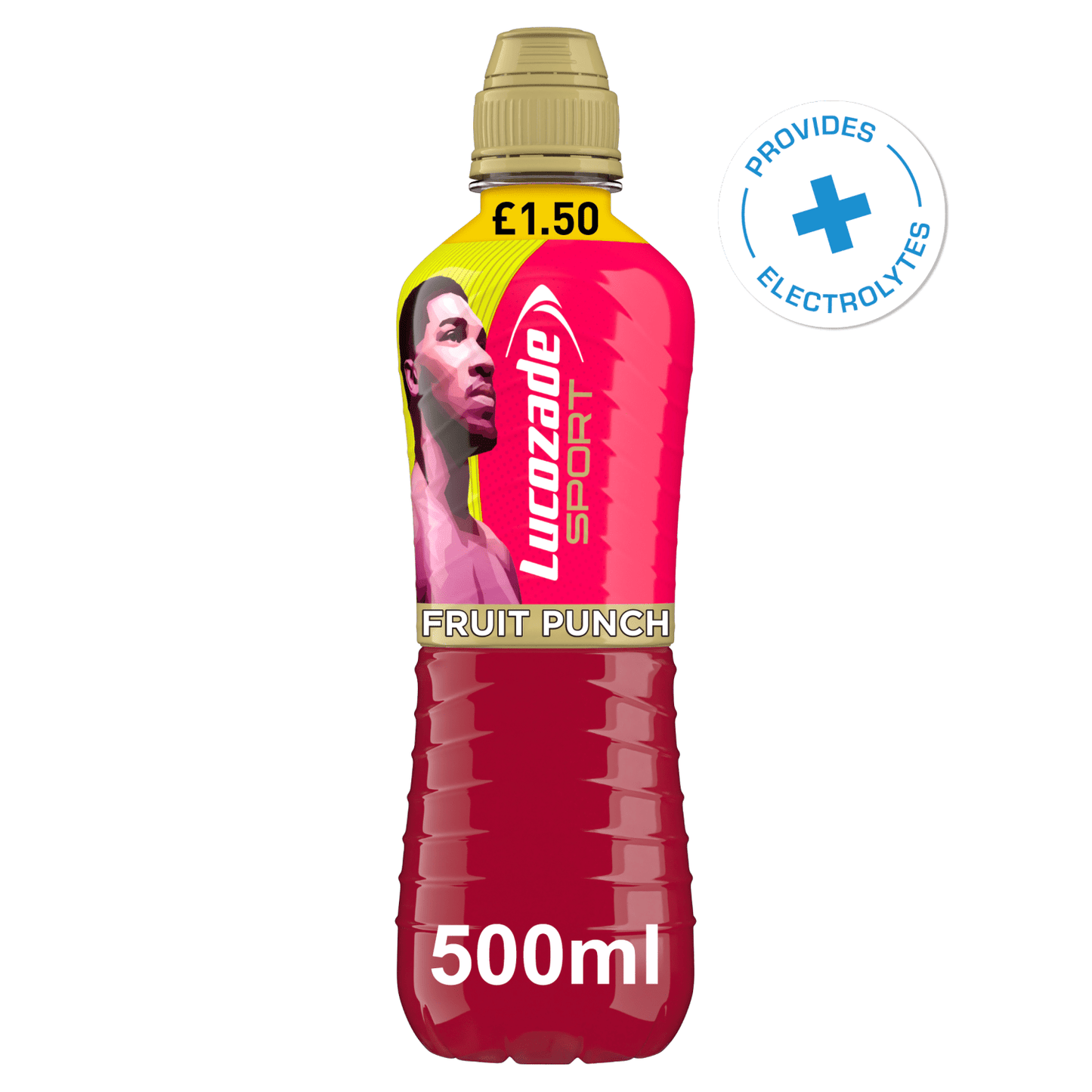 Lucozade Sport Drink Fruit Punch 500ml PMP £1.50 - UK Food & Drink - 5054267014633