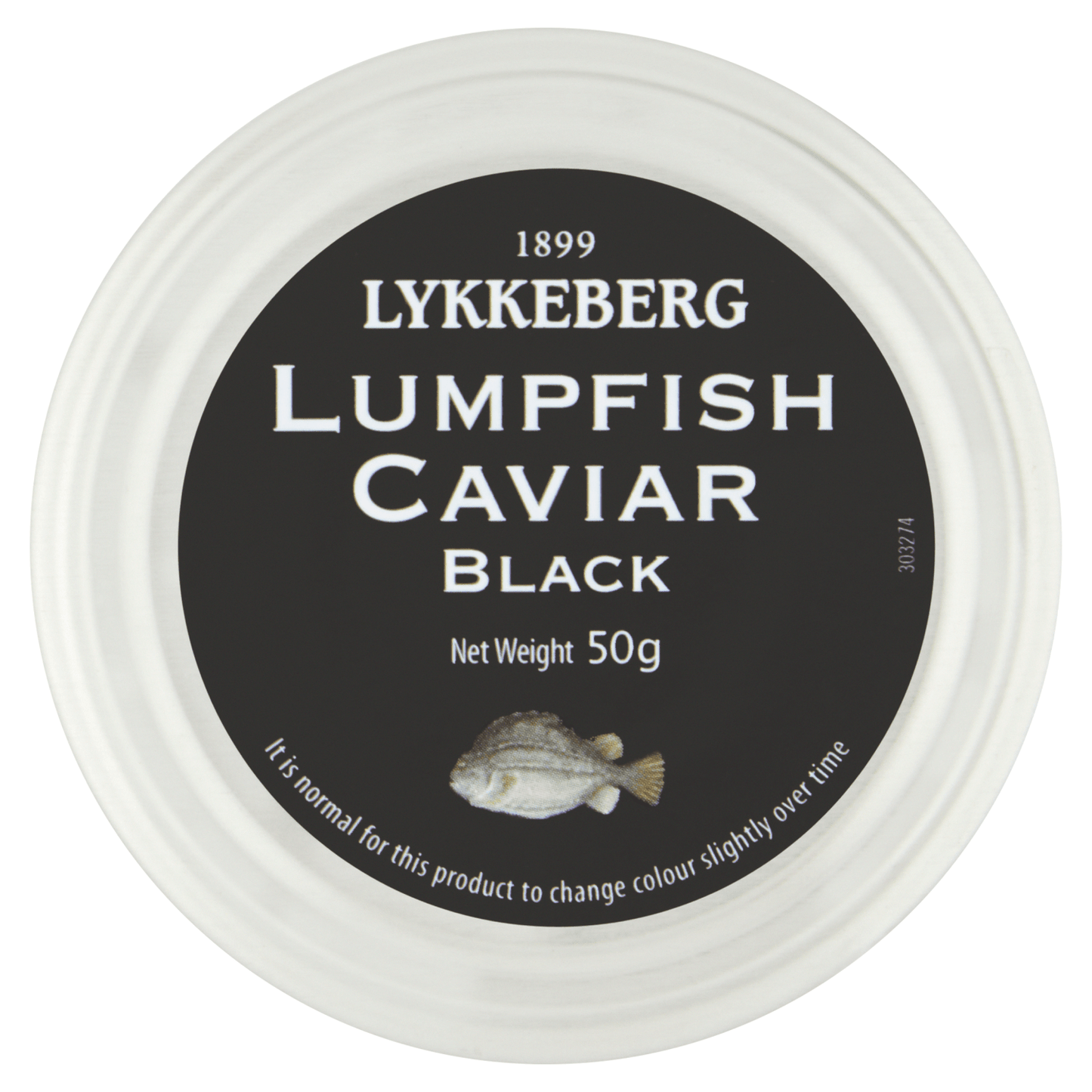 LYKKEBERG Lumpfish Caviar Black 50g - UK Food & Drink - 5709345006184