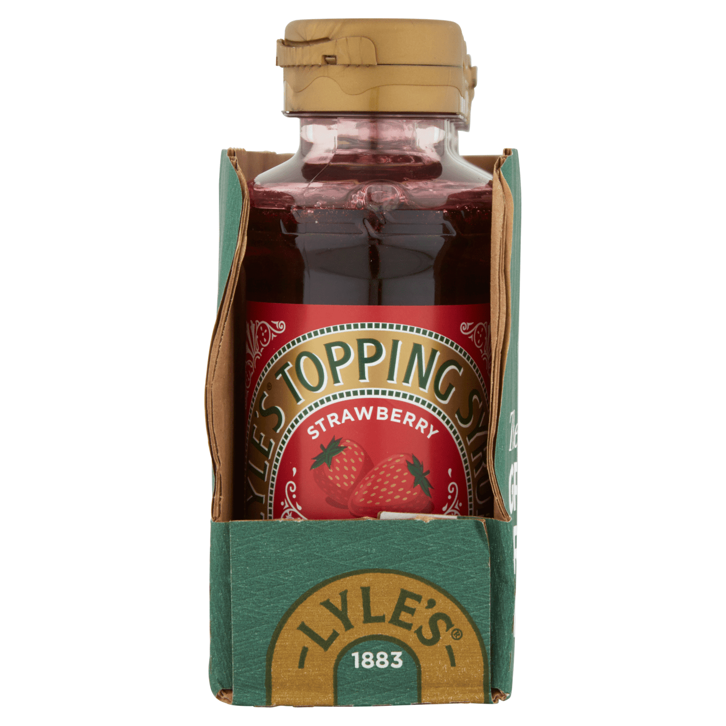 Lyle's Topping Syrup Strawberry 325g - UK Food & Drink - 5010115900633