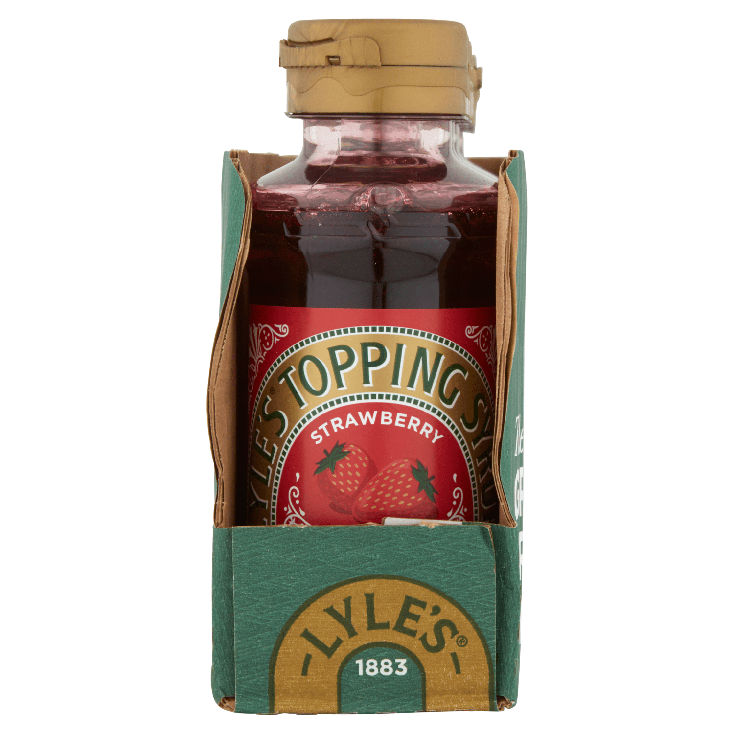 Lyle's Topping Syrup Strawberry 325g - UK Food & Drink - 5010115900633
