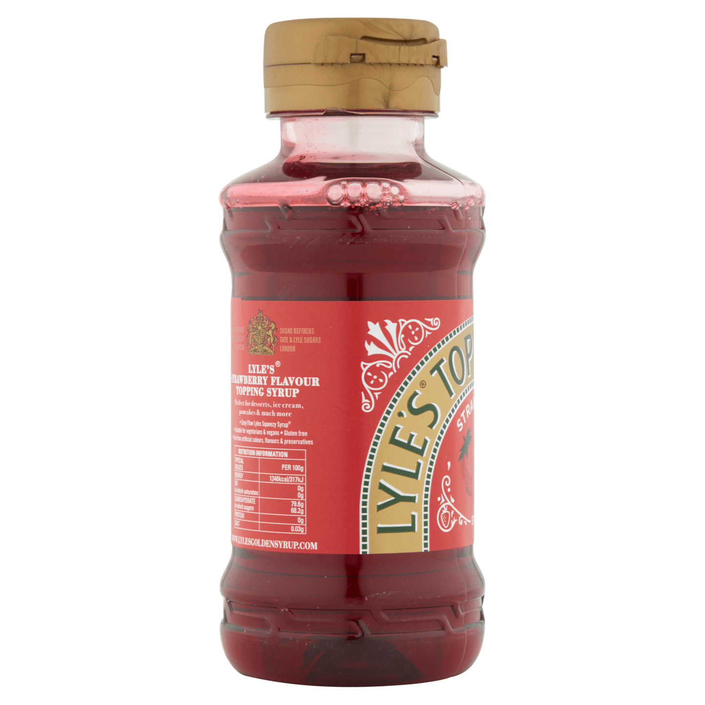 Lyle's Topping Syrup Strawberry 325g - UK Food & Drink - 5010115900633