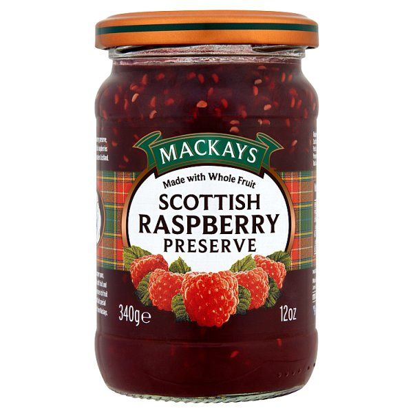 Mackays Scottish Raspberry Preserve 340g - UK Food & Drink - 637793000995