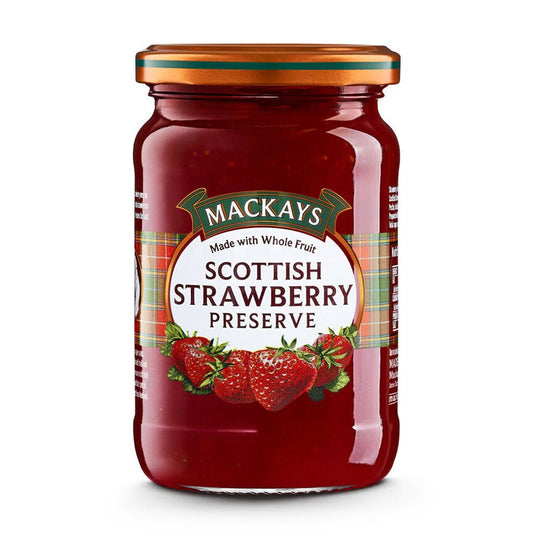 Mackays Scottish Strawberry Preserve 340g - UK Food & Drink - 637793001008