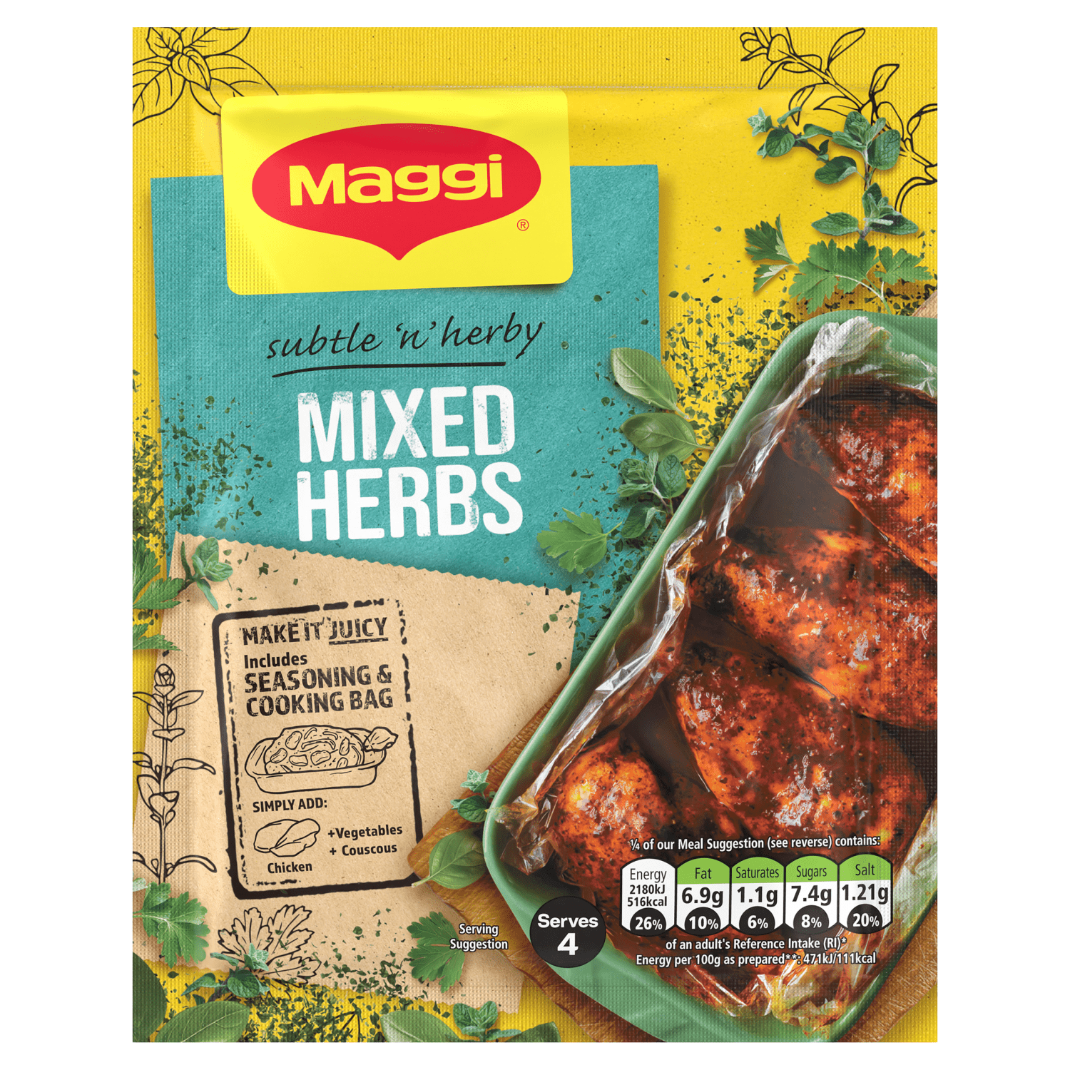 Maggi Mixed Herbs 30g - UK Food & Drink - 7613036483063