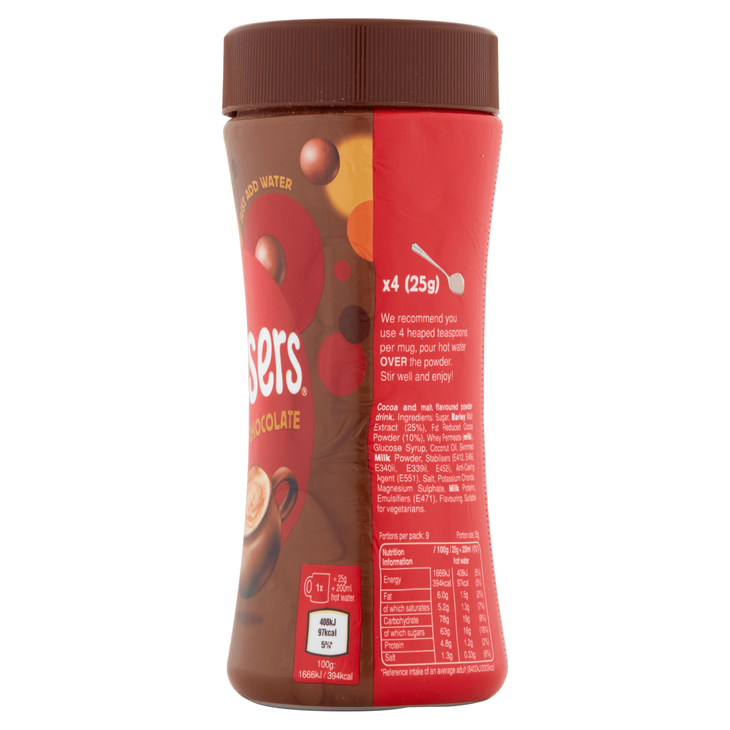 Maltesers Hot Chocolate 225g - UK Food & Drink - 5056357906255