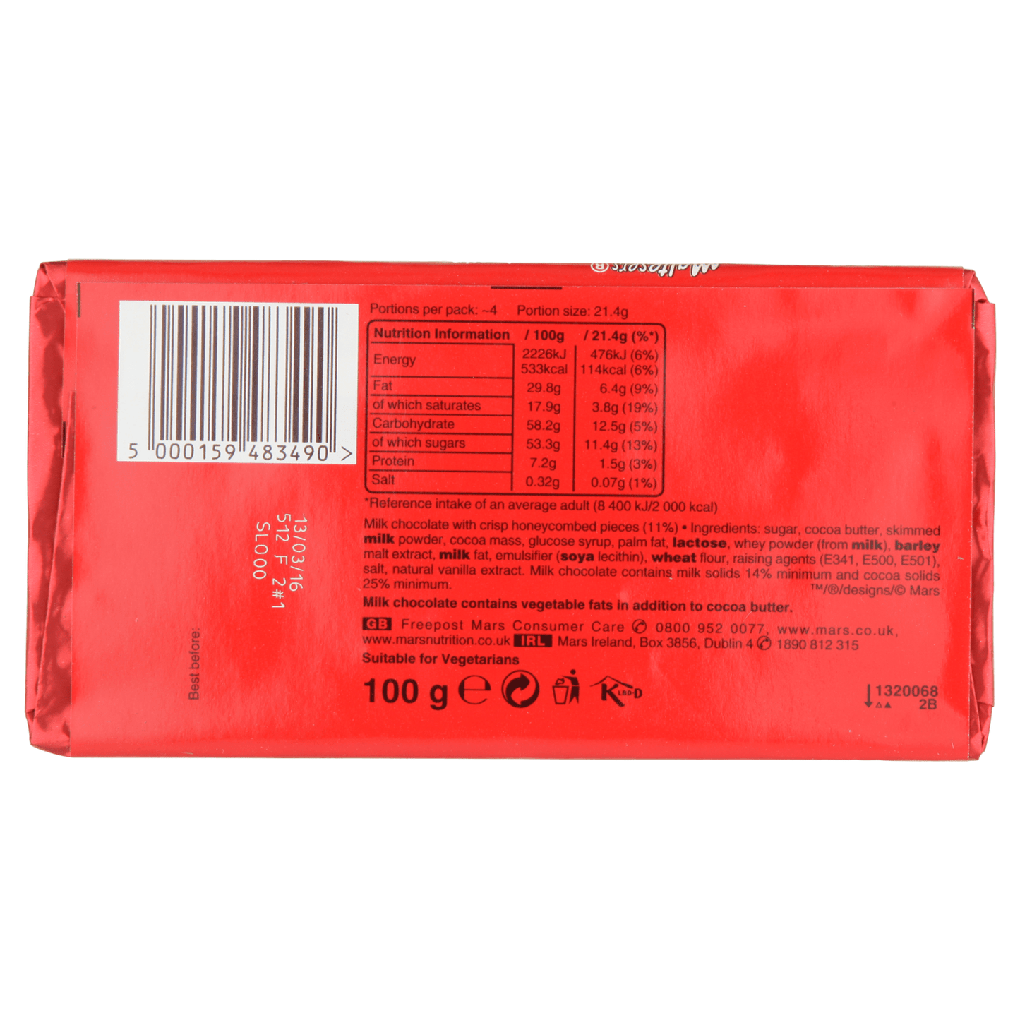 Maltesers Teasers 100g - UK Food & Drink - 5000159483490