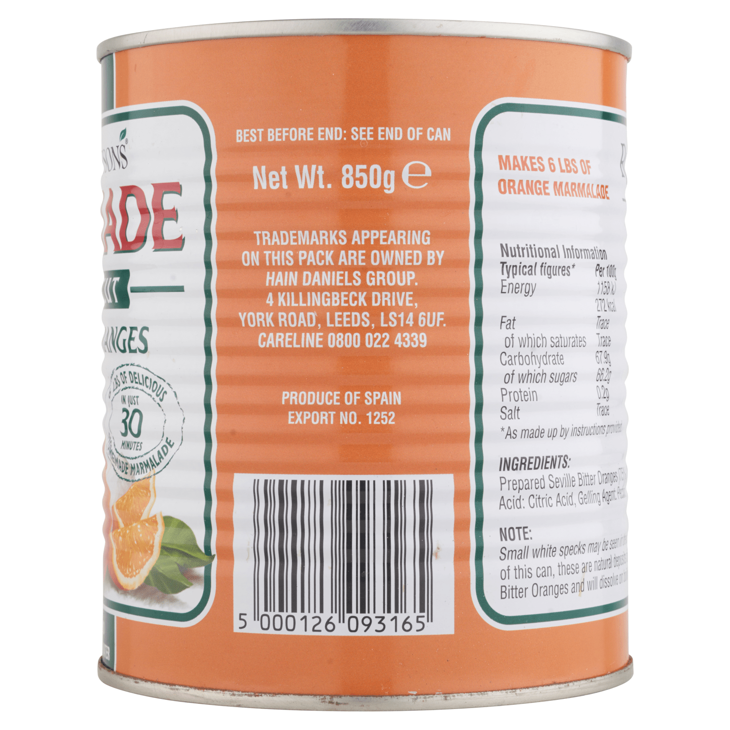 MaMade Thin Cut Seville Oranges 850g - UK Food & Drink - 5000126093165