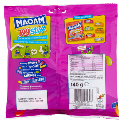 MAOAM Joystixx 140g - UK Food & Drink - 5012035952396