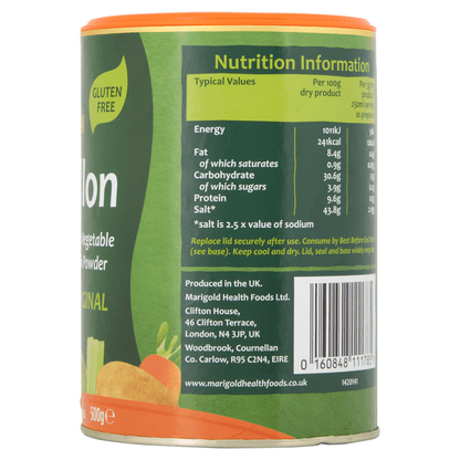 Marigold Health Foods Original Bouillon Instant Vegetable Stock Powder 500g - UK Food & Drink - 160848111785