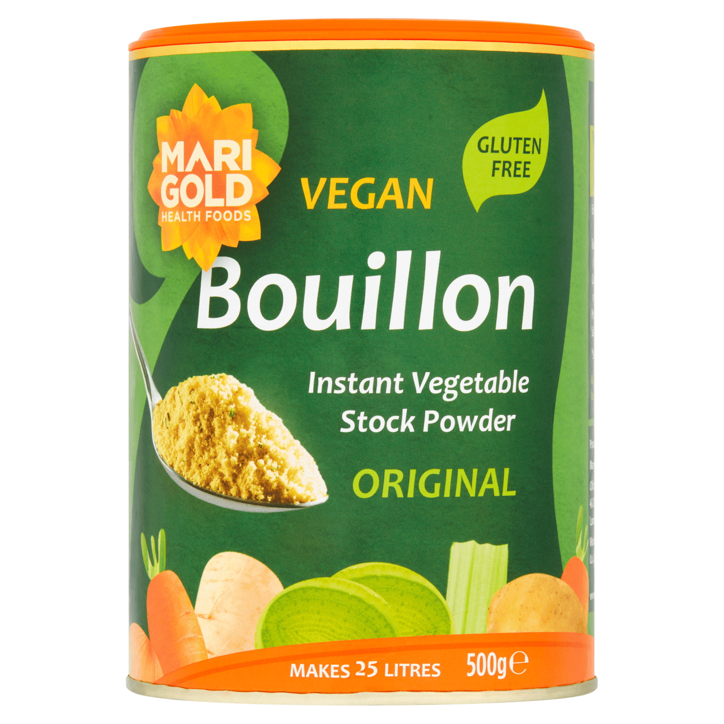 Marigold Health Foods Original Bouillon Instant Vegetable Stock Powder 500g - UK Food & Drink - 160848111785