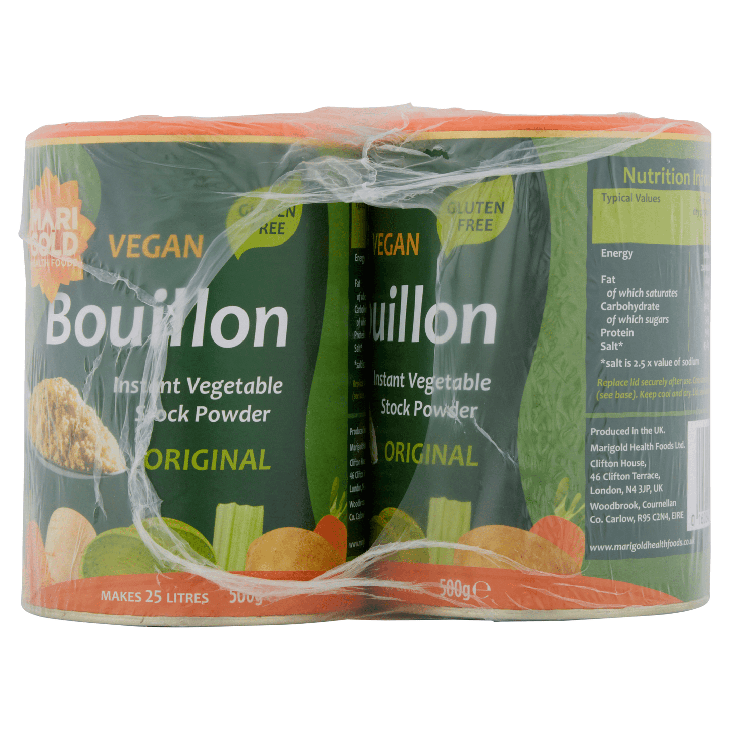 Marigold Health Foods Original Bouillon Instant Vegetable Stock Powder 500g - UK Food & Drink - 160848111785