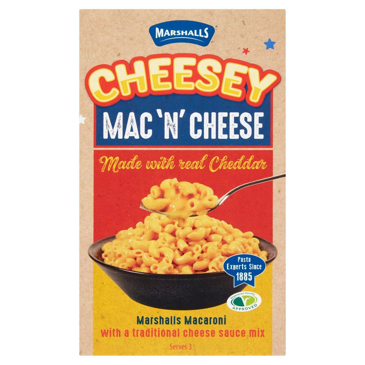Marshalls Cheesey Mac 'N' Cheese 190g - UK Food & Drink - 5010223072291