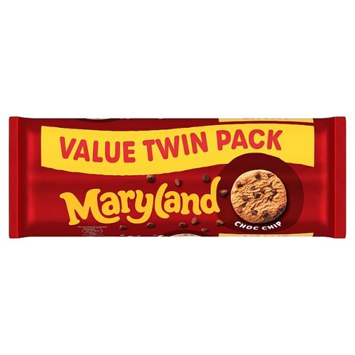 Maryland Choc Chip 2 x 200g (400g) - UK Food & Drink - 72417194382