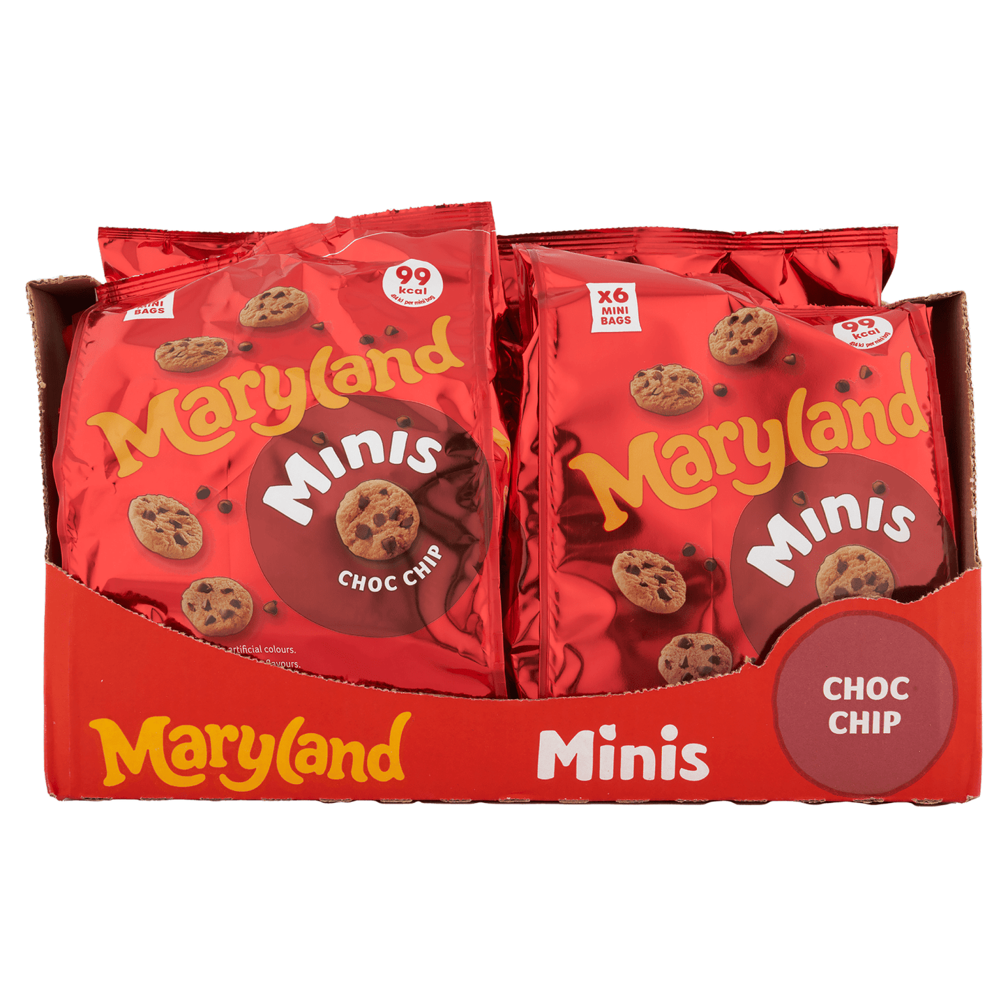 Maryland Minis Choc Chip 6 Mini Bags 118.8g - UK Food & Drink - 72417180941