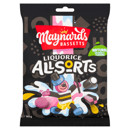 Maynards Bassetts Liquorice Allsorts 165g - UK Food & Drink - 7622210574992