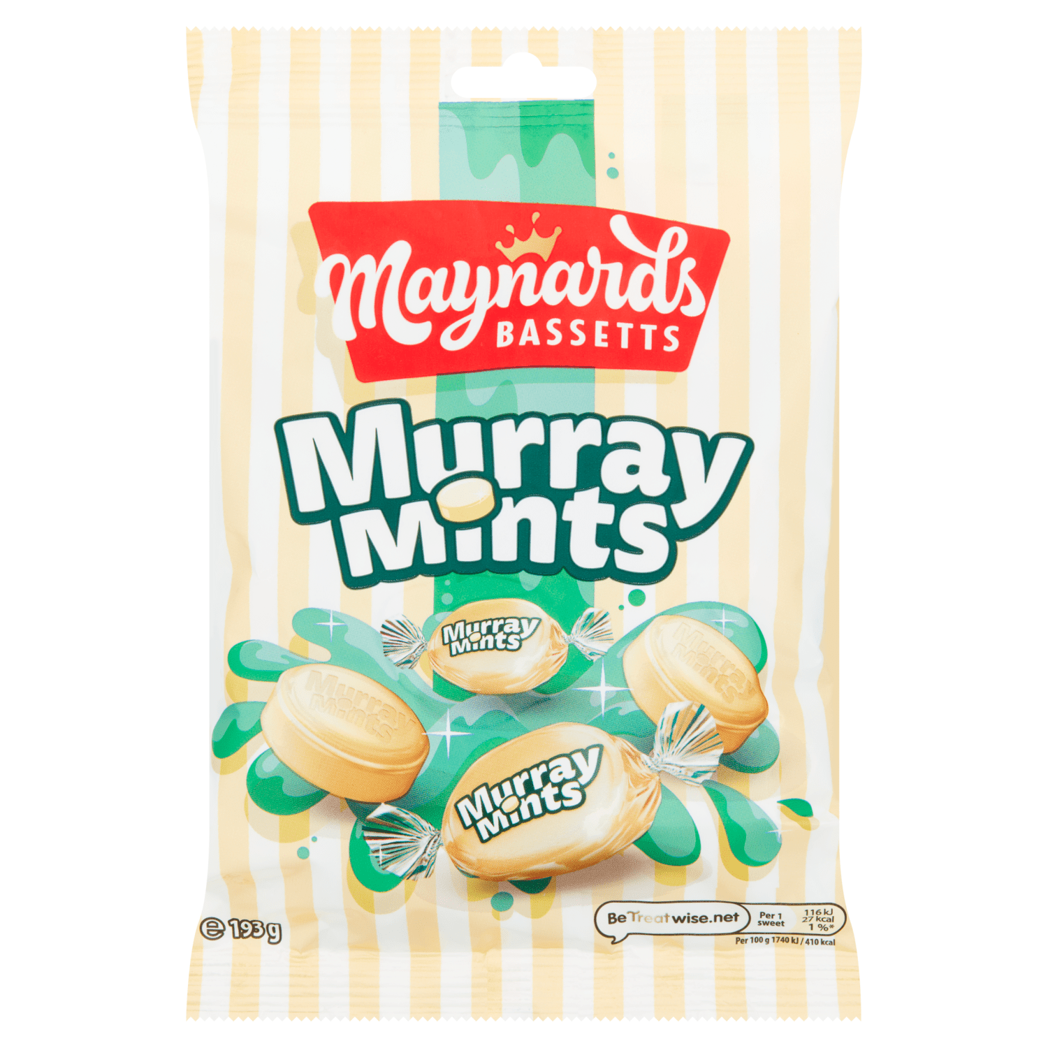 Maynards Bassetts Murray Mints Sweets Bag 193g - UK Food & Drink - 7622210464477