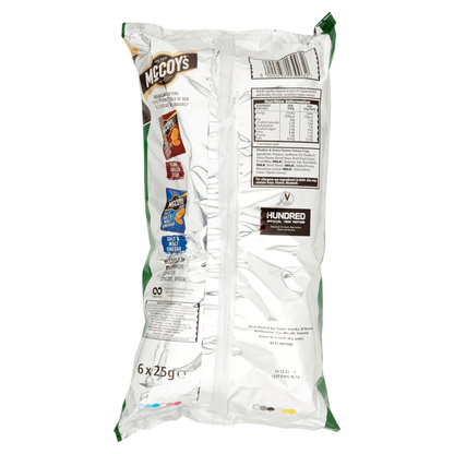McCoy's Cheddar & Onion Multipack Crisps 6 Pack - UK Food & Drink - 5000237130032