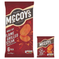 McCoy's Flame Grilled Steak Flavour Potato Crisps 6 x 25g - UK Food & Drink - 5000237130056