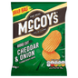 McCoy's_ Ridge Cut Cheddar & Onion Flavour Potato Crisps 45g - UK Food & Drink - 5000237138601