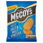 McCoy's Ridge Cut Salt & Malt Vinegar Flavour Potato Crisps 45g - UK Food & Drink - 5000237138625