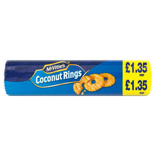 Mcvitie's Coconut Rings 300g - UK Food & Drink - 5000168006482