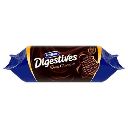 McVitie's Dark Chocolate Digestive Biscuits 266g - UK Food & Drink - 5000168194127