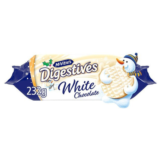 McVitie's Digestives White Chocolate 232g - UK Food & Drink - 5000168040752