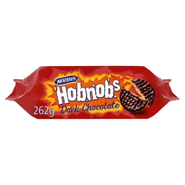 McVitie's Hobnob's The Oaty One Dark Chocolate 262g - UK Food & Drink - 5000168176819