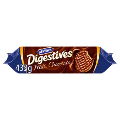 McVitie's Milk Chocolate Digestive Biscuits 433g - UK Food & Drink - 5000168208749