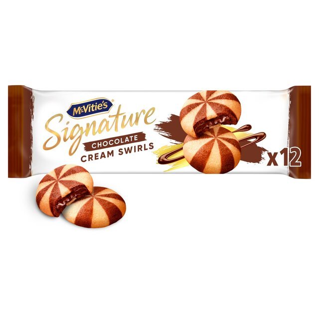 McVitie's Signature Chocolate Cream Swirls 142g - UK Food & Drink - 5000168003900