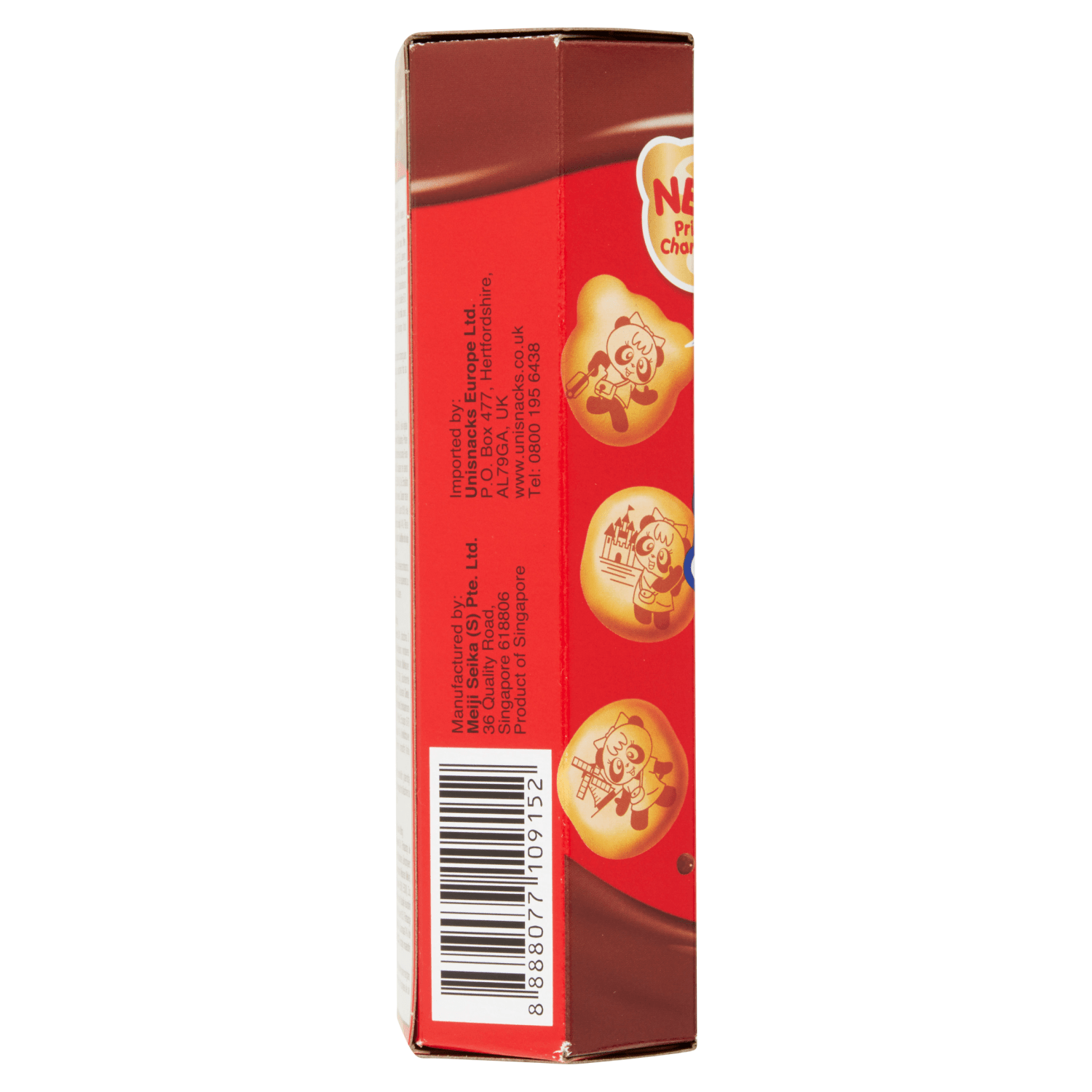 Meiji Hello Panda Biscuits with Chocolate Flavoured Filling 50g - UK Food & Drink - 8888077109152
