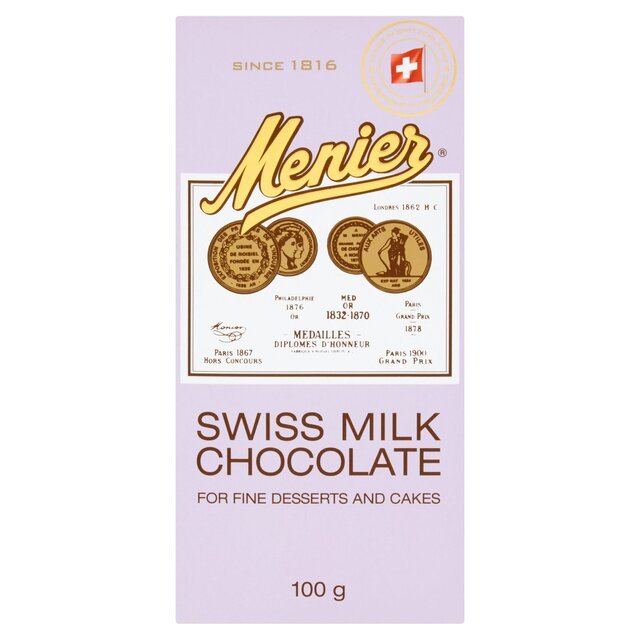 Menier Swiss Milk Chocolate 100g - UK Food & Drink - 7613032539450